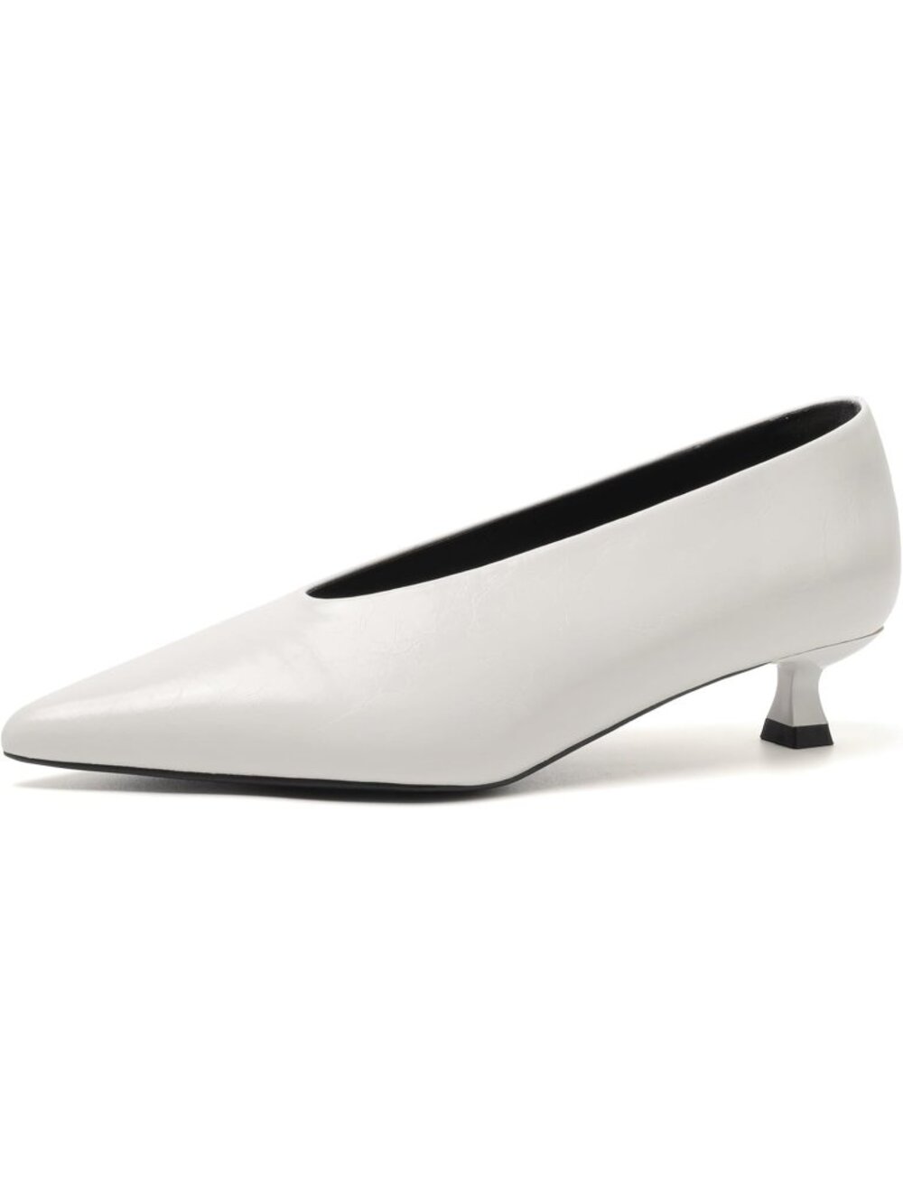 Women's Dove Kitten Heels Pointed Closed Toe Heels Low Pumps for Party Work